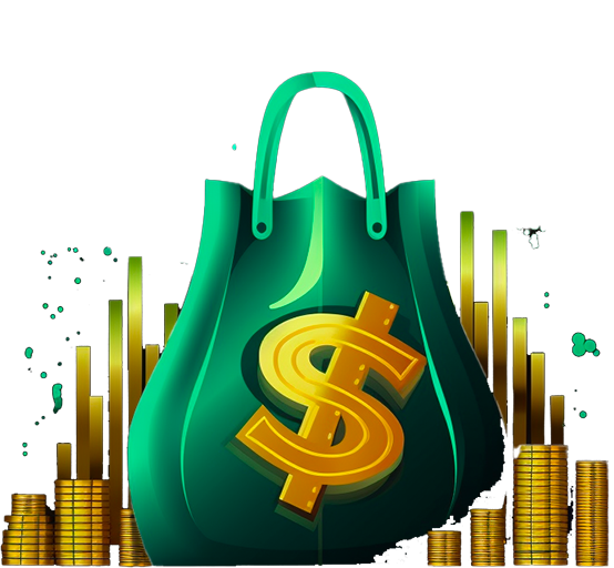 Logo showing a money